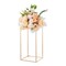 Gold Metal Floral Stand 10PCS Cube Shelves for Wedding Party Decor